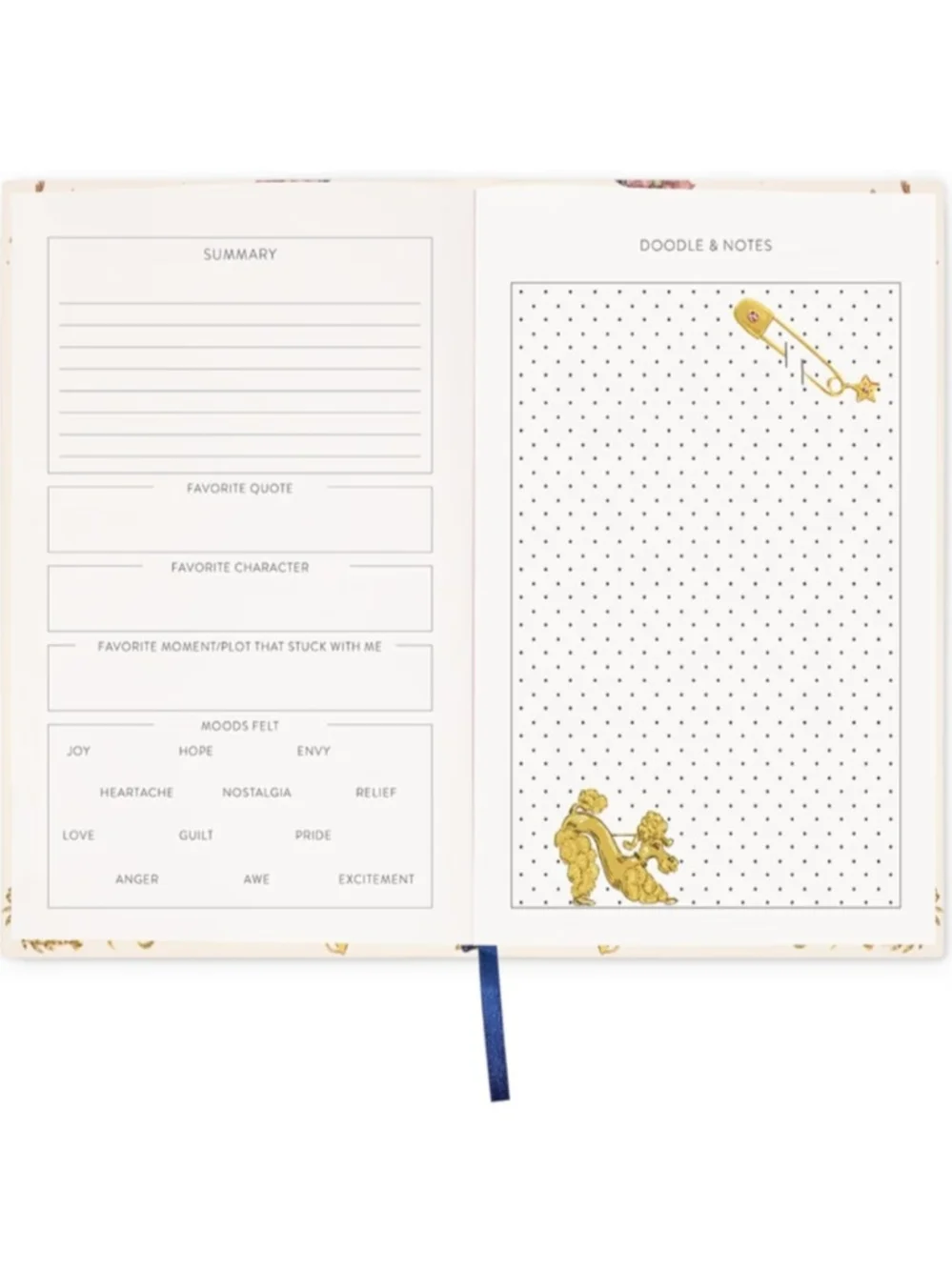Kate Spade New York Reading Journal & Book Club Tracker